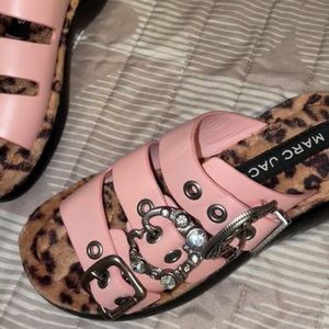 Marc Jacobs Pink & Leopard Sandals